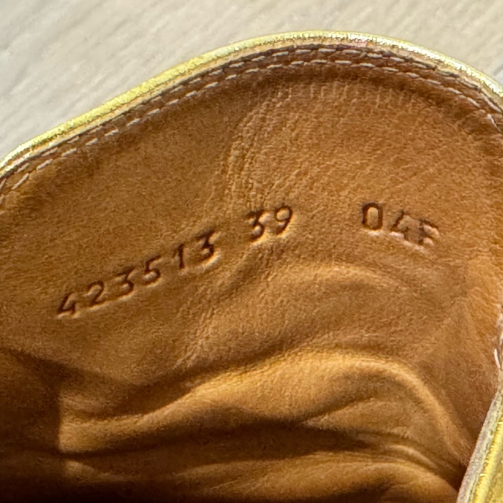 Gucci Women's Gold Mules - Picture 5 of 13